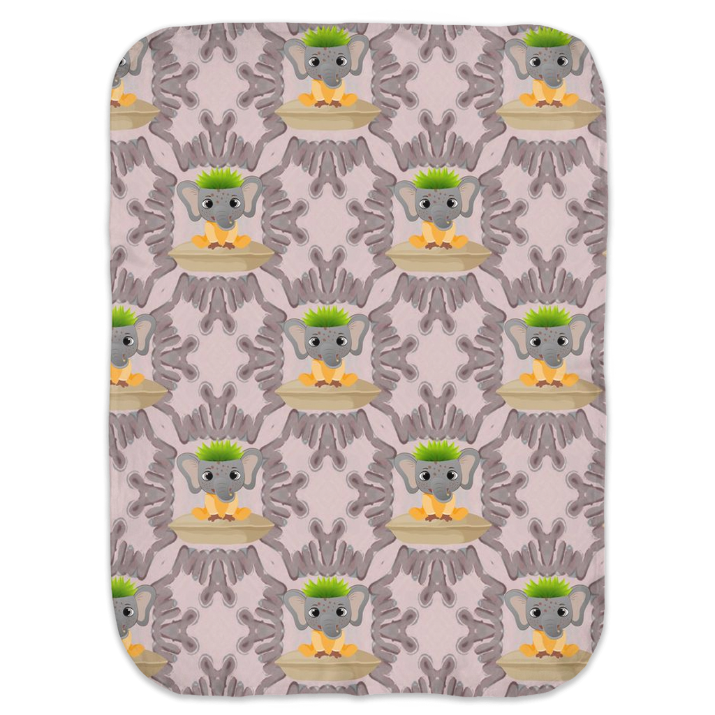 Erica The Elephant Swaddle Blankets