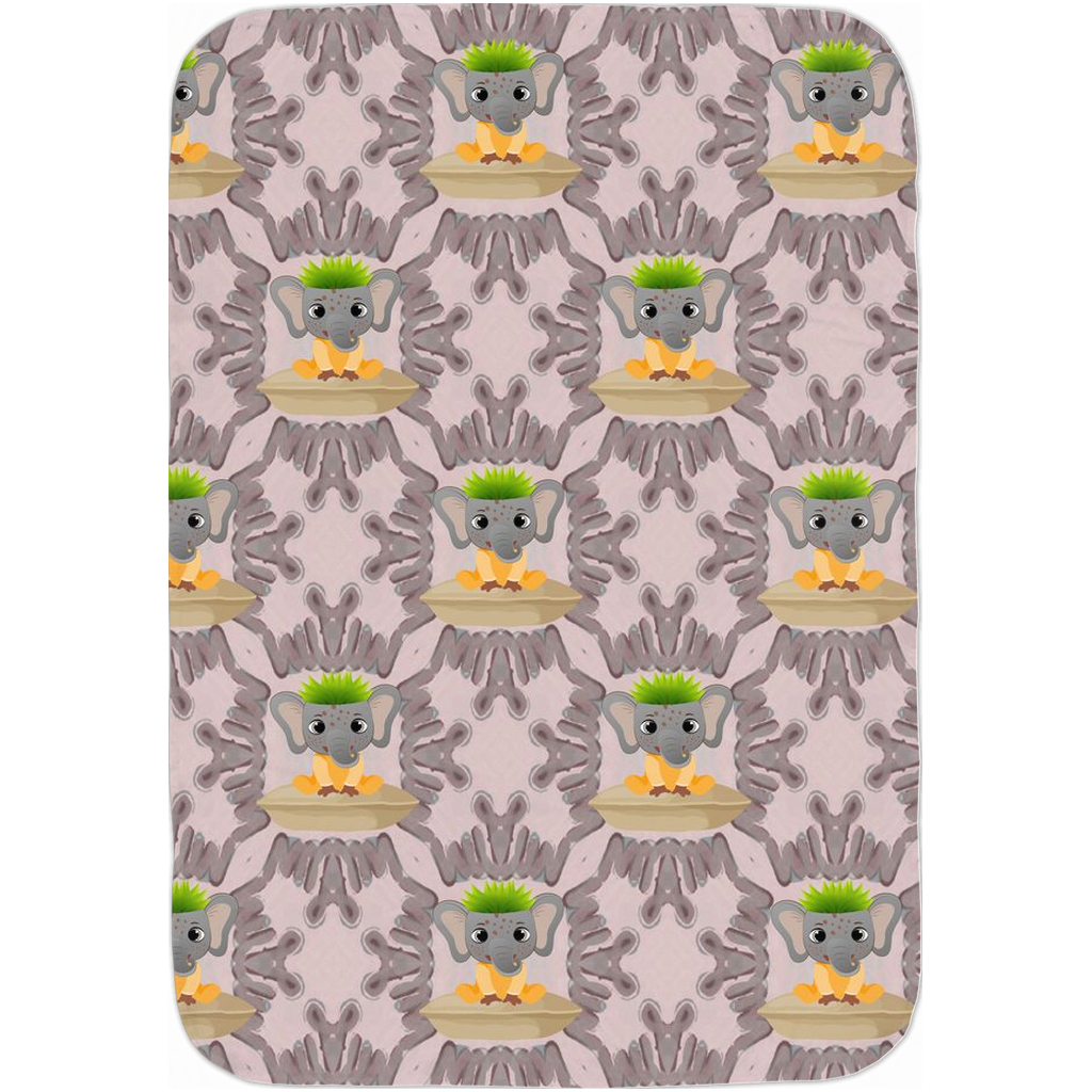 Erica The Elephant Swaddle Blankets