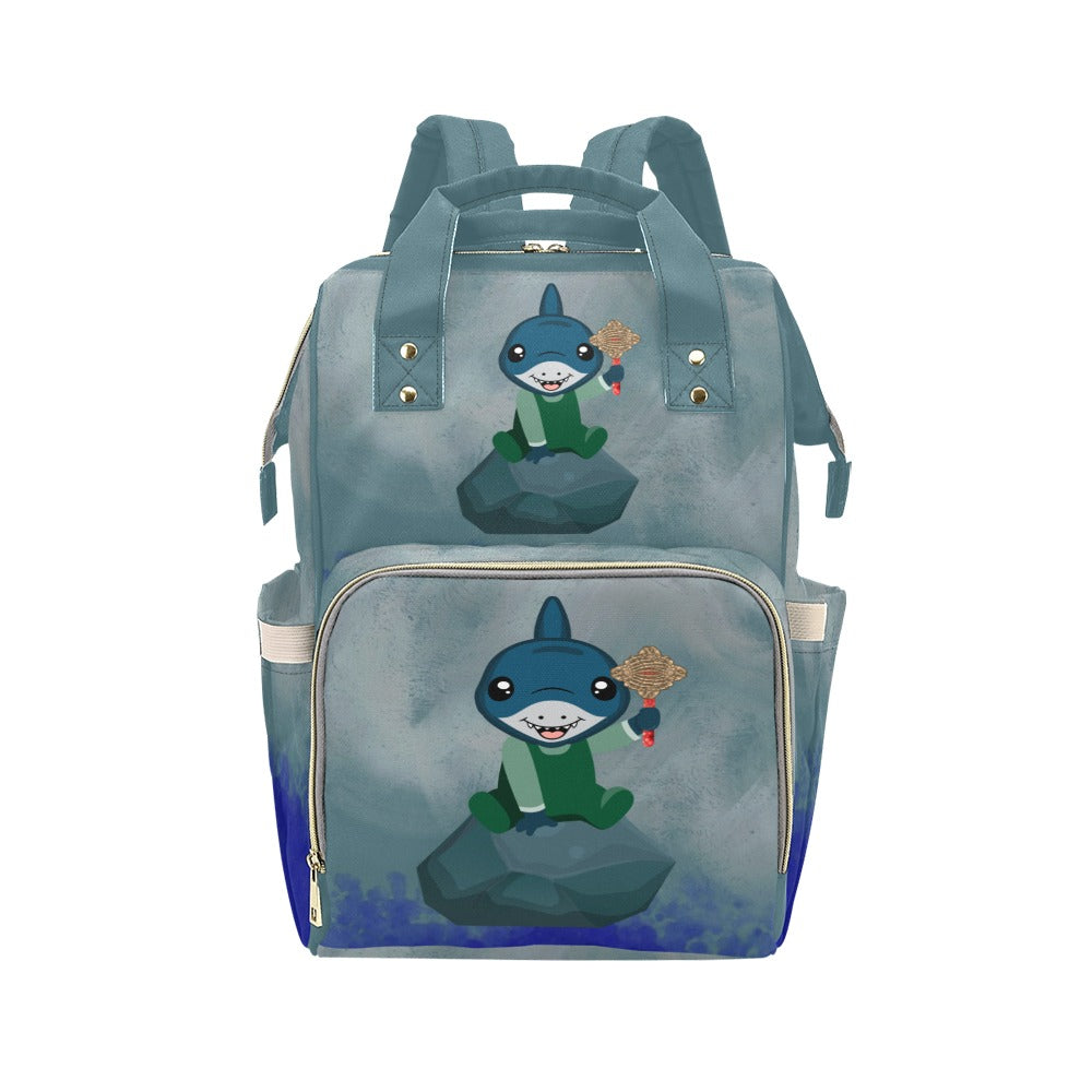 Wayne The White Shark Diaper Bags