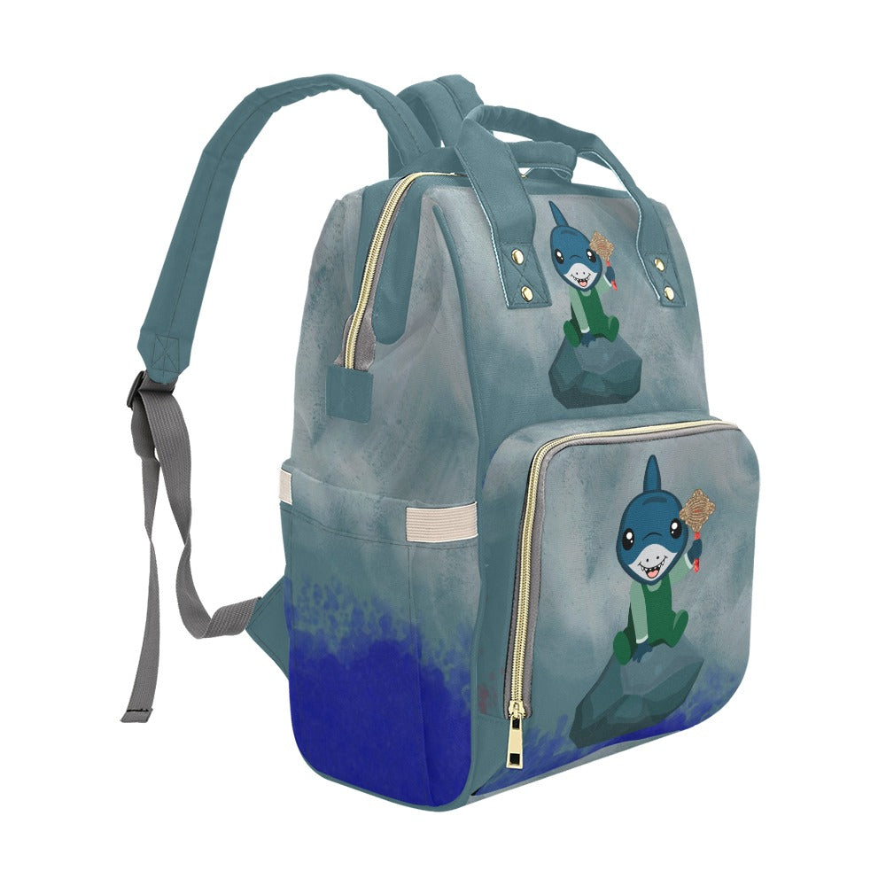 Wayne The White Shark Diaper Bags