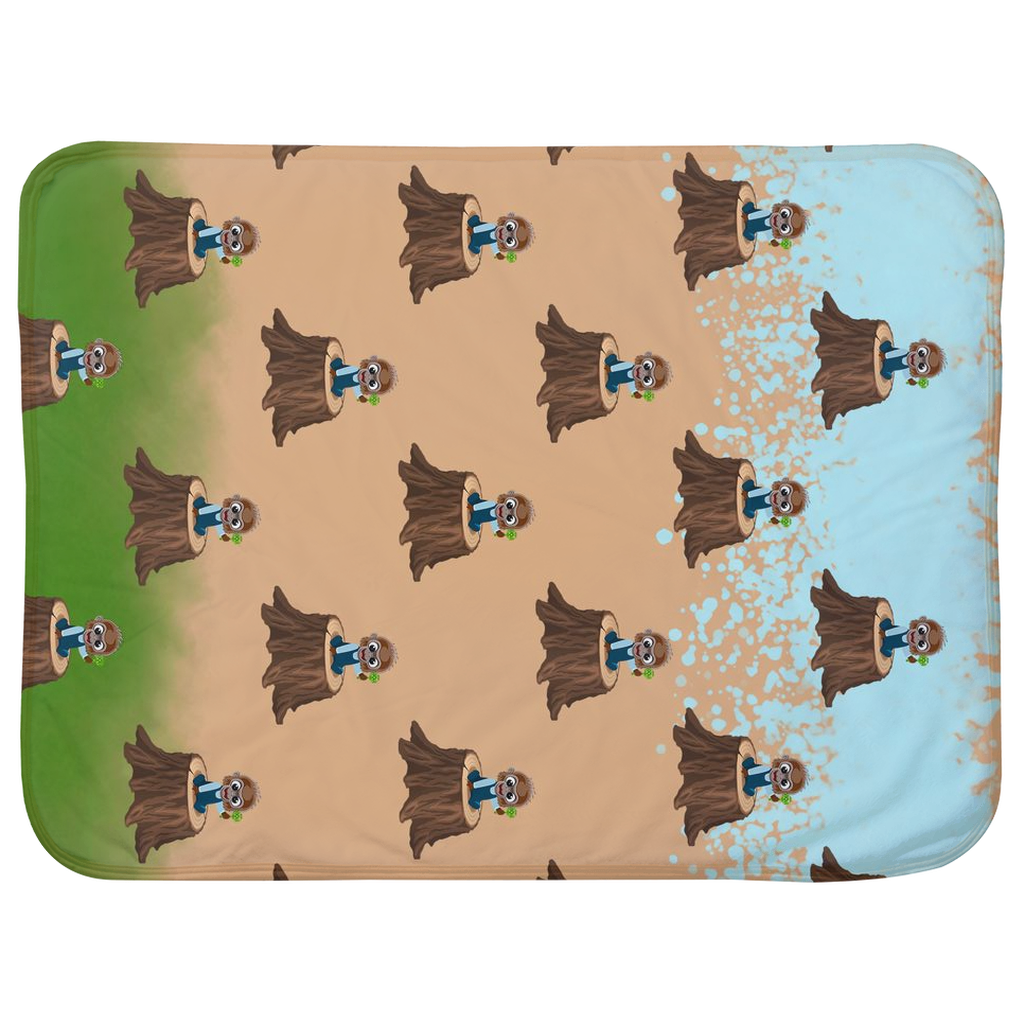 George The Gorilla Baby Blankets