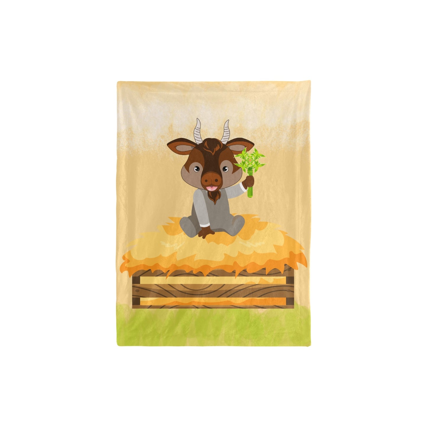 Gerald The Goat Baby Blankets