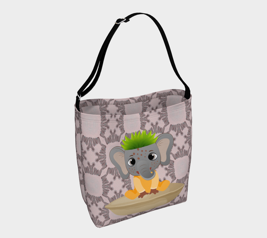 Erica The Elephant Messenger Tote