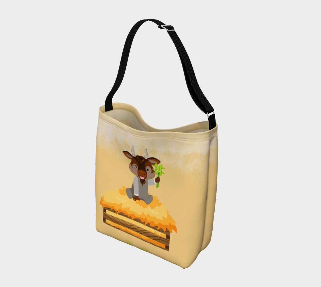 Gerald The Goat Messenger Tote