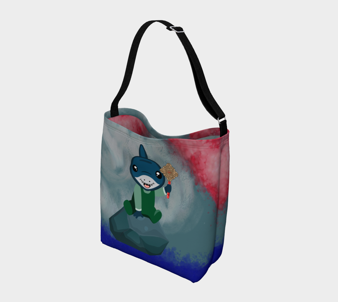 Wayne The White Shark Messenger Tote