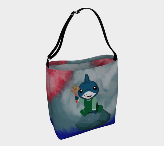 Wayne The White Shark Messenger Tote